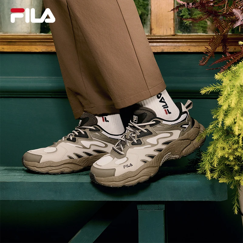 Fila/斐乐【蕨草鞋】摩登运动鞋2024新款斐乐男款老爹鞋运动鞋