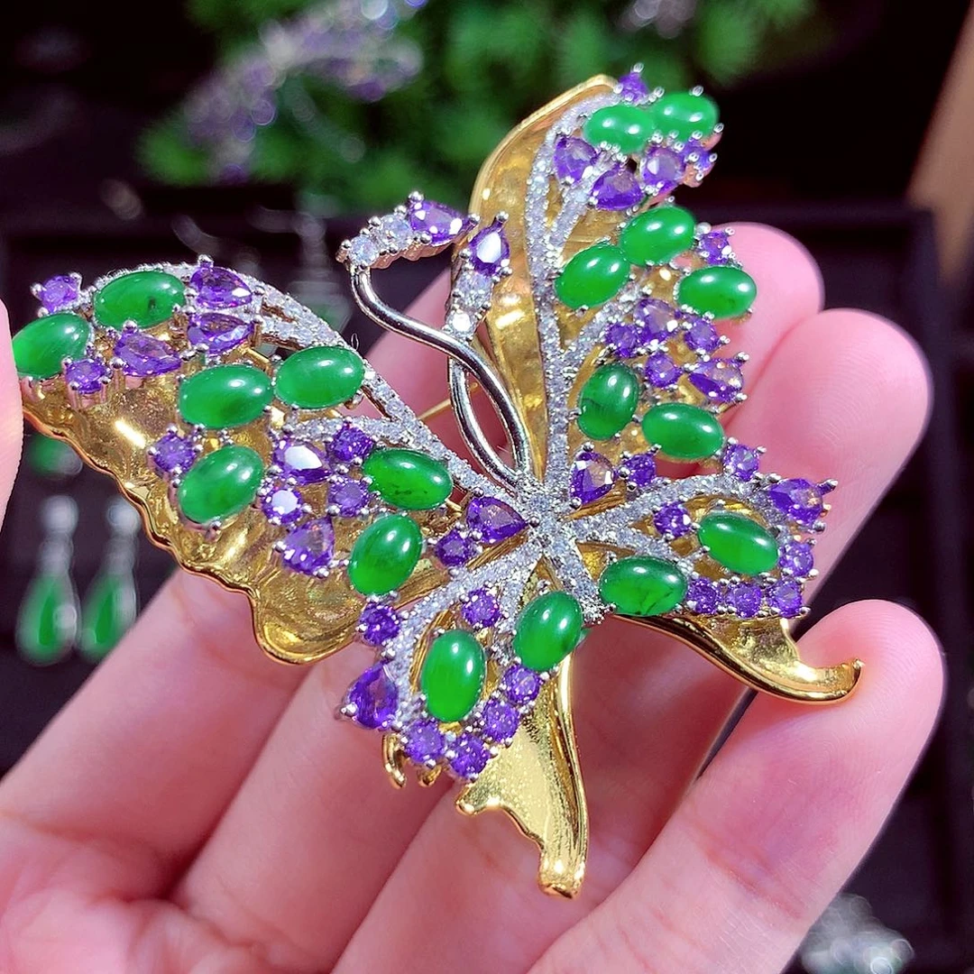 颈饰未镶嵌翡翠天然