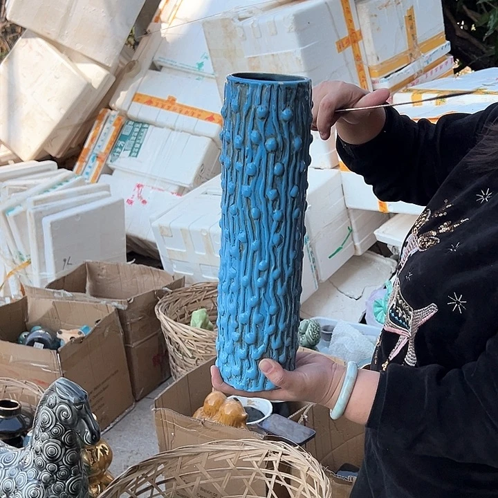 瓶高度36厘米口径8厘米微瑕捡漏磕碰