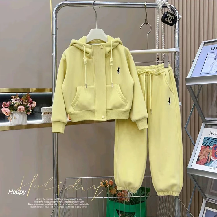 女童春款2025新款6-12岁15岁中大童装小女孩洋气时髦时尚潮流套装