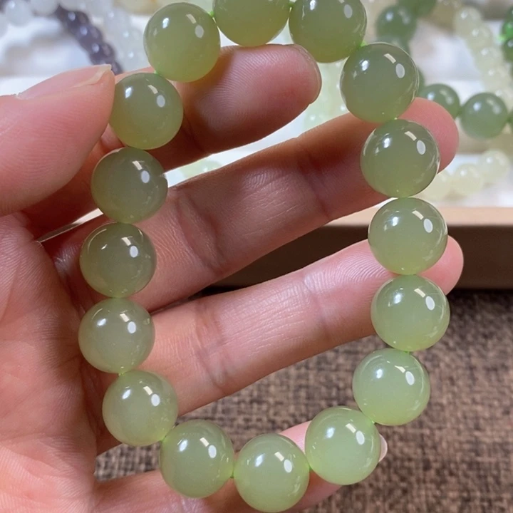 和田玉手串未镶嵌春*君