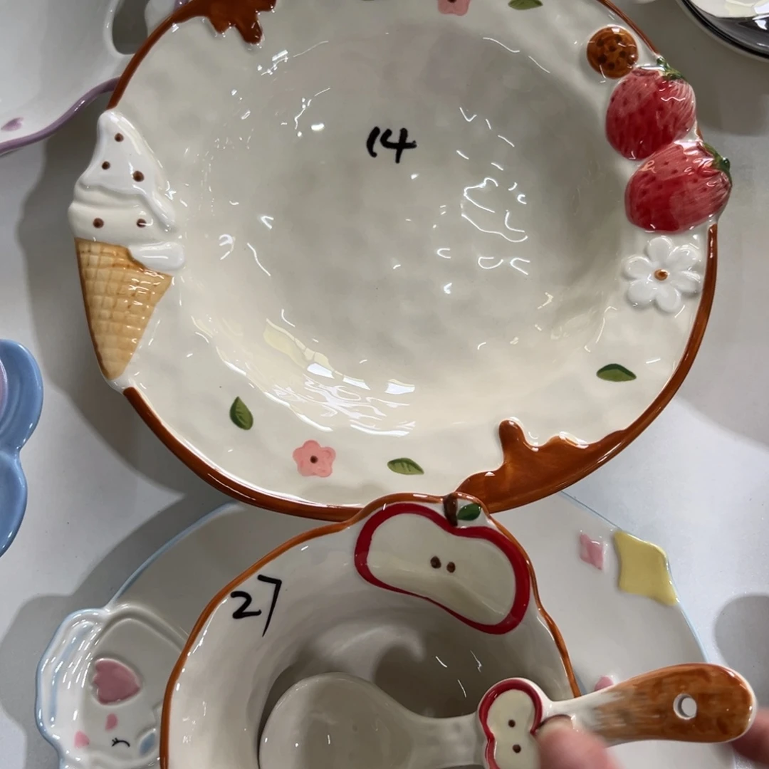 瓷片高温陶瓷釉下彩正品