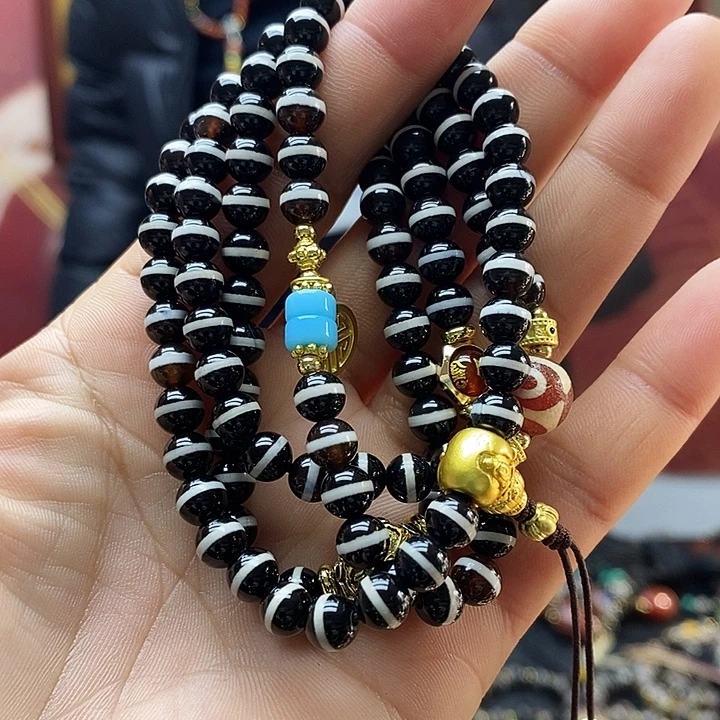 玛瑙/玉髓合金颈饰