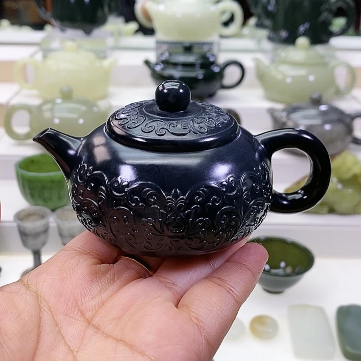 未镶嵌和田玉挂件茶壶