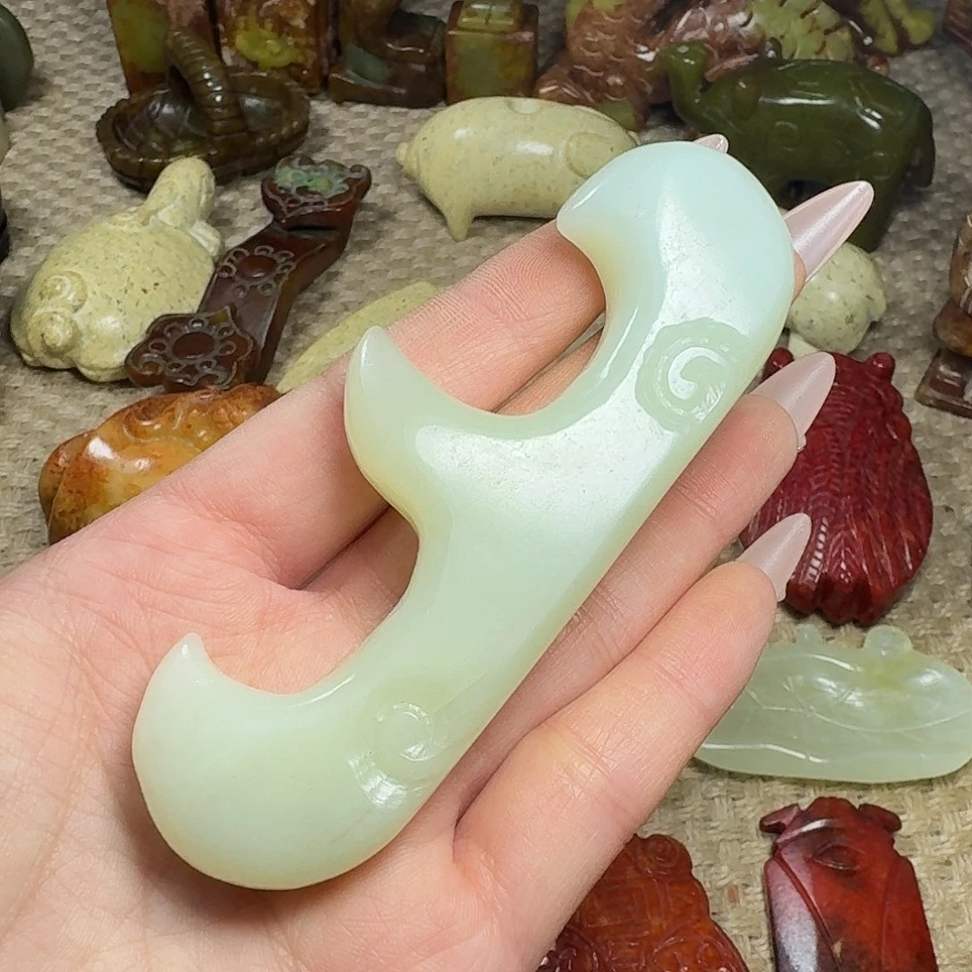 白玉菩提吊坠挂件
