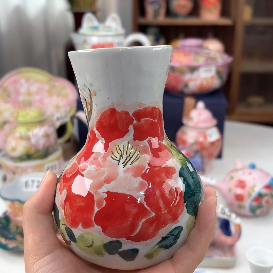 景德镇手绘高温釉下彩陶瓷茶具