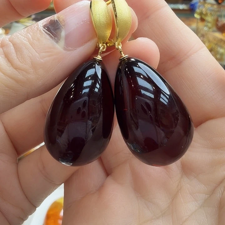 丽***）琥珀未镶嵌珠宝奇石