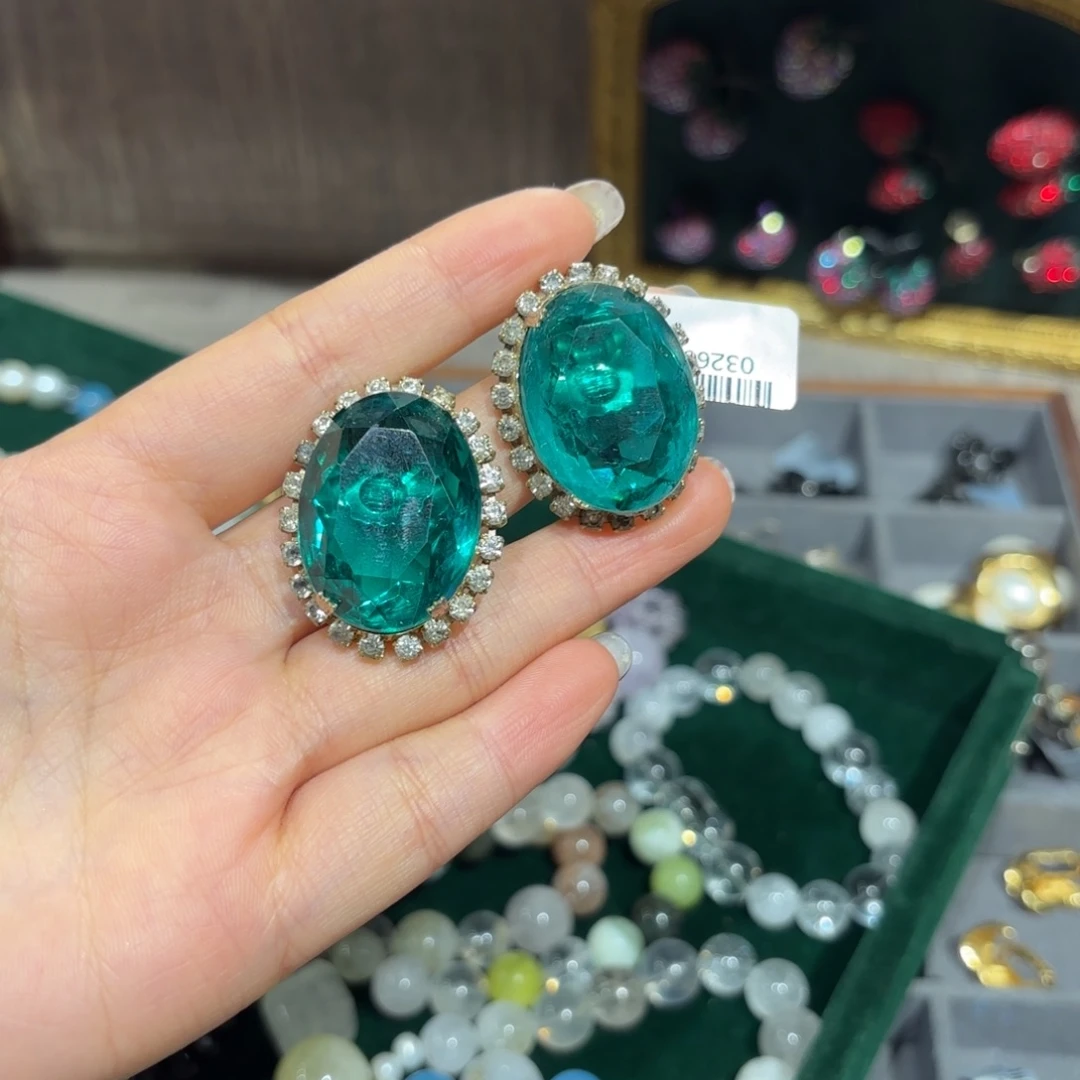 合成碳硅石纯铜耳夹