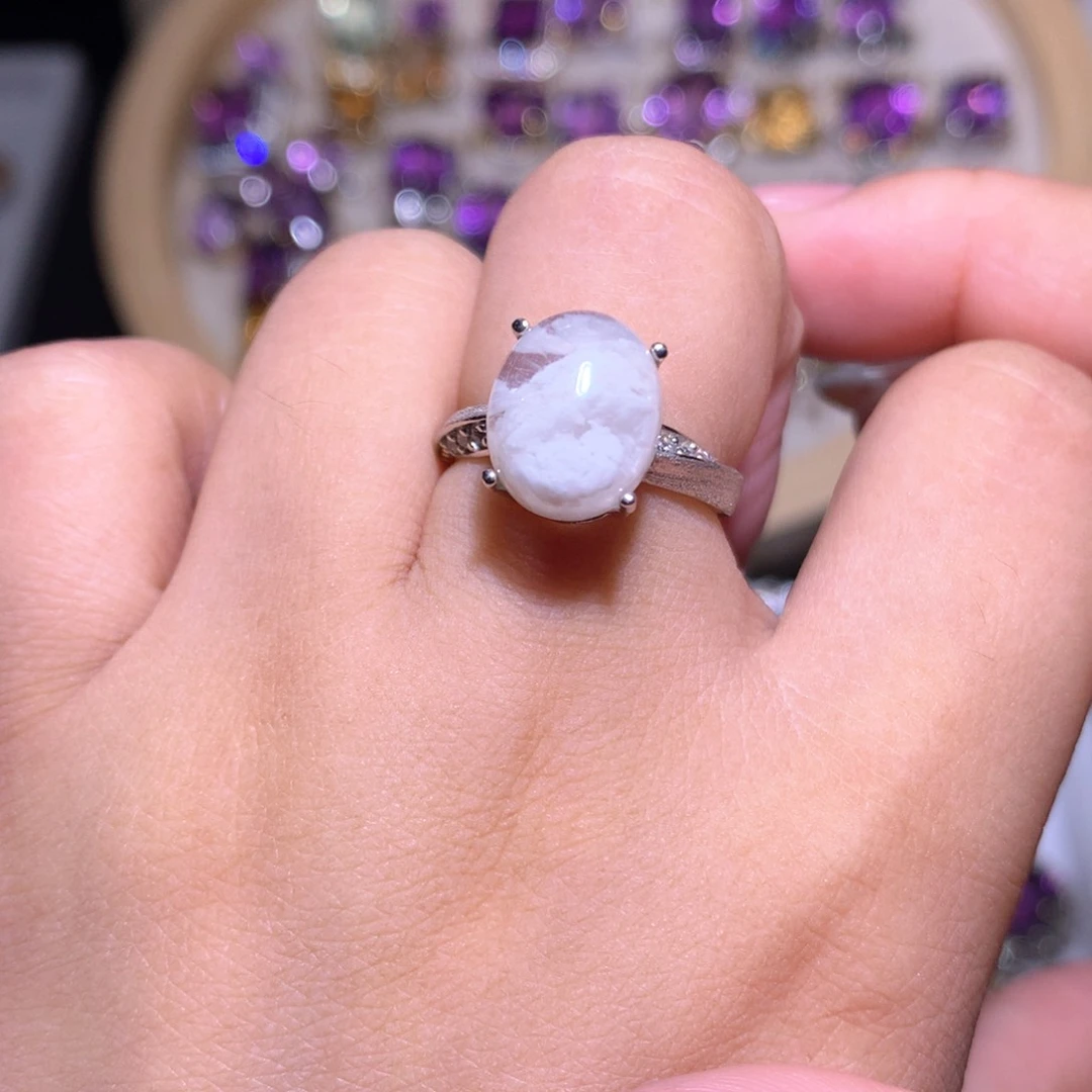 【闪购商品】银S925镶嵌戒指水晶戒指