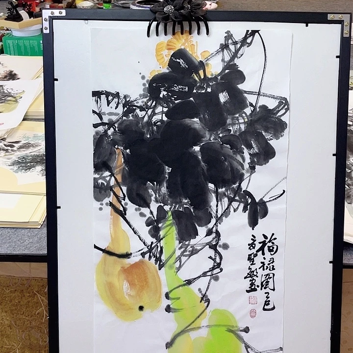 国画张圣敏先生纯手绘作品