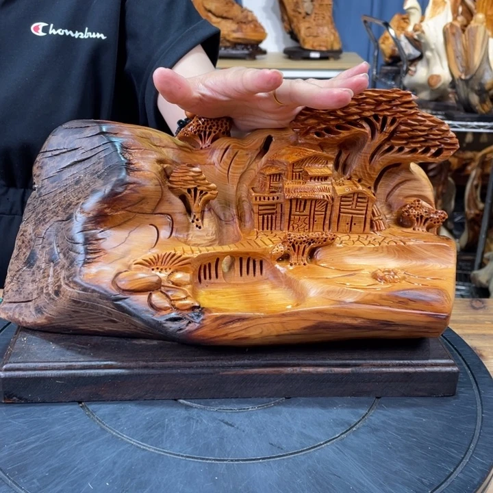 柏木（崖柏）山水倒流香送两盒香