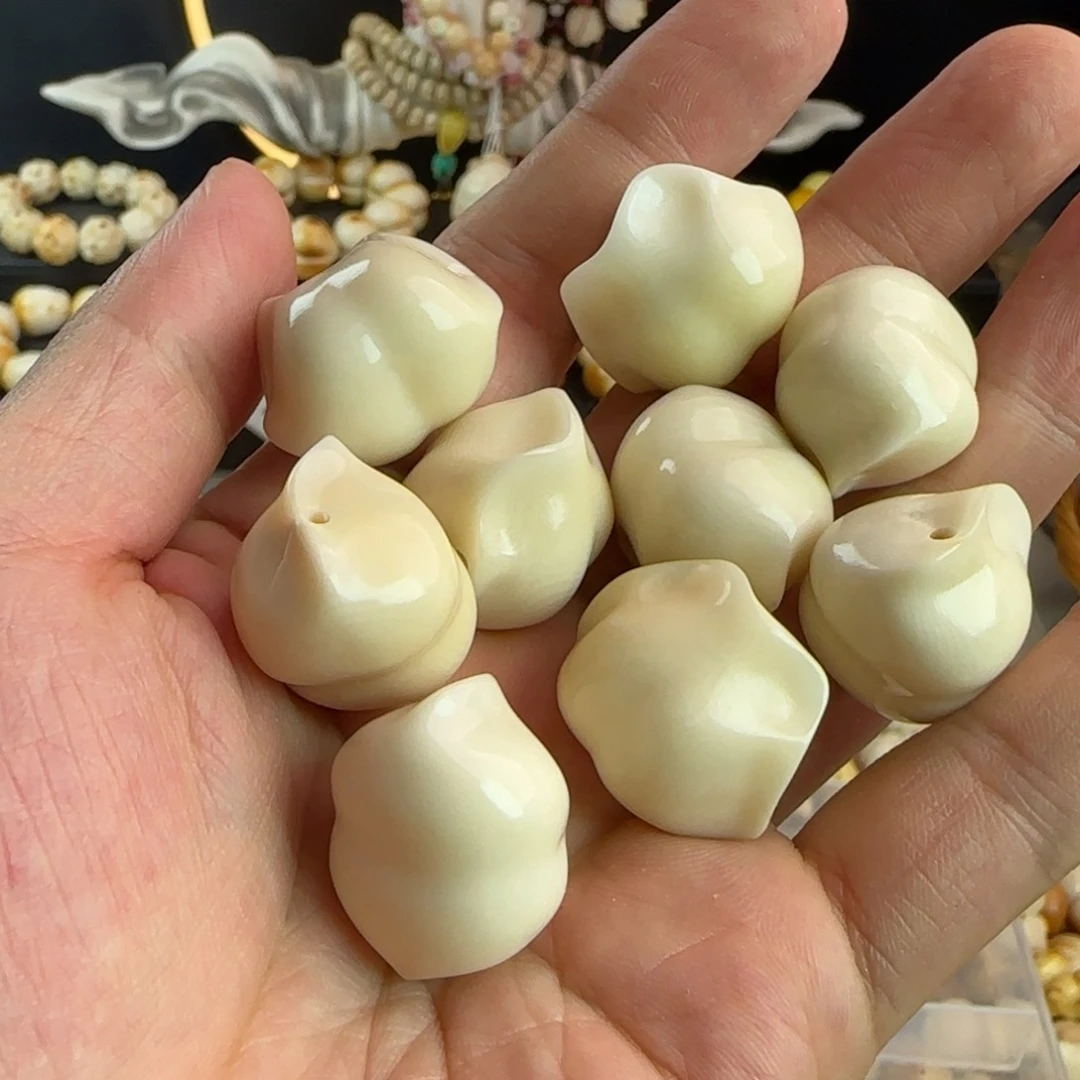 E***笙菩提根/象牙果手串瑕疵饺子10颗有裂