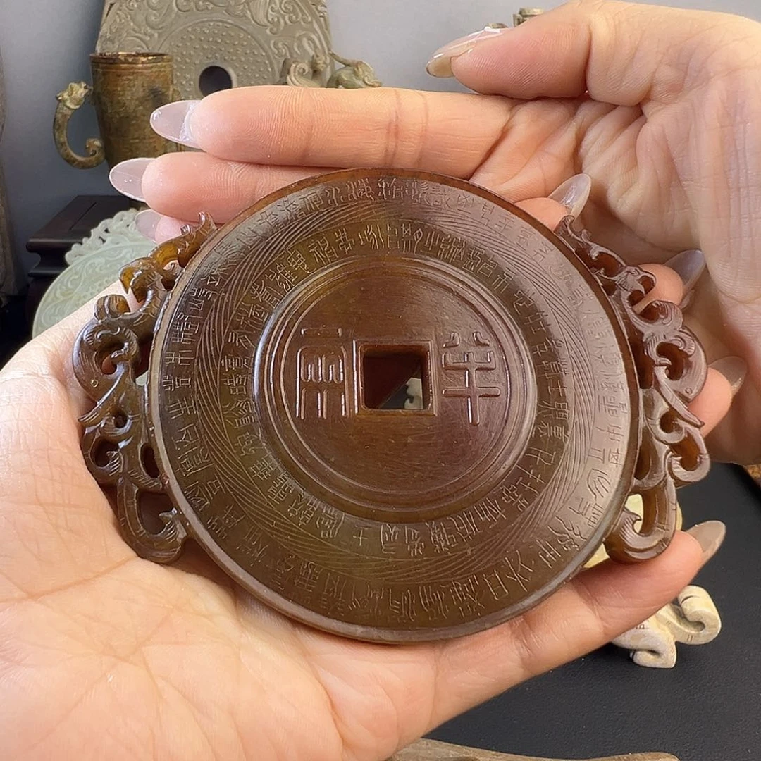 和田玉未镶嵌挂件@**生