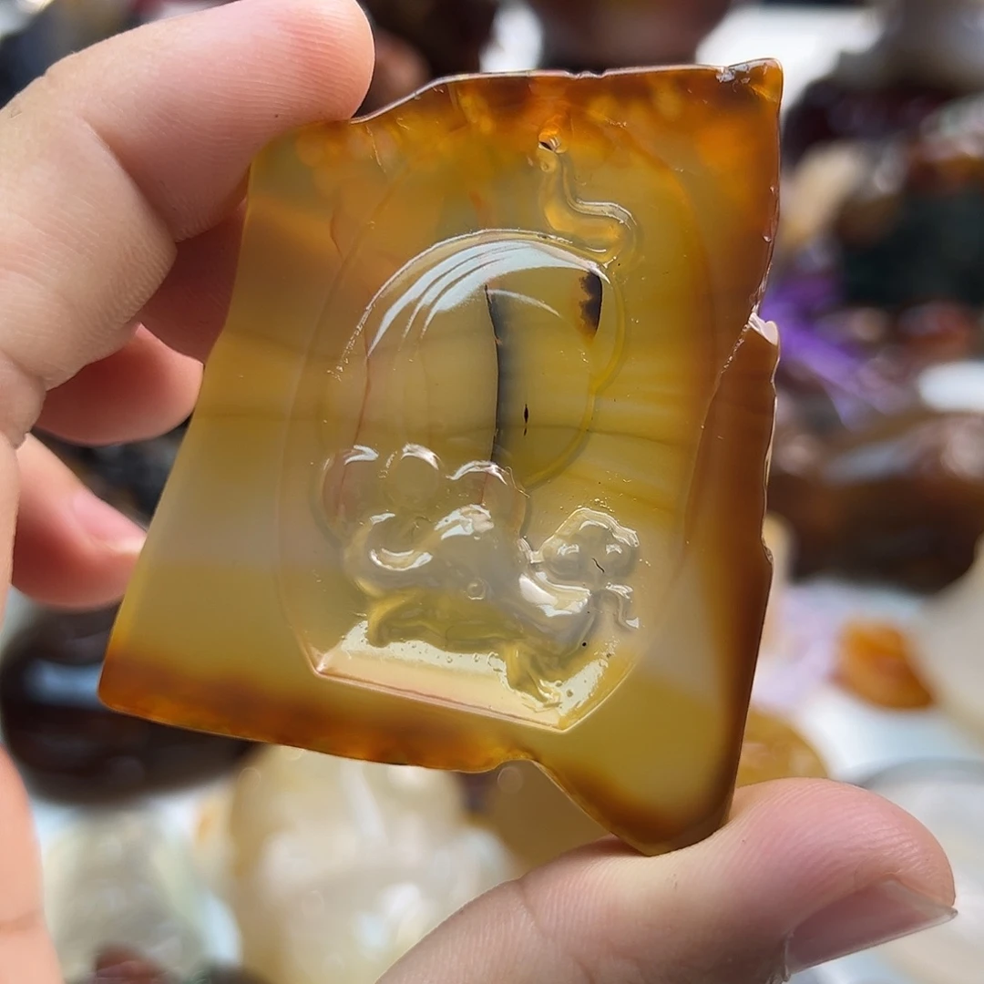 玛瑙/玉髓未镶嵌颈饰