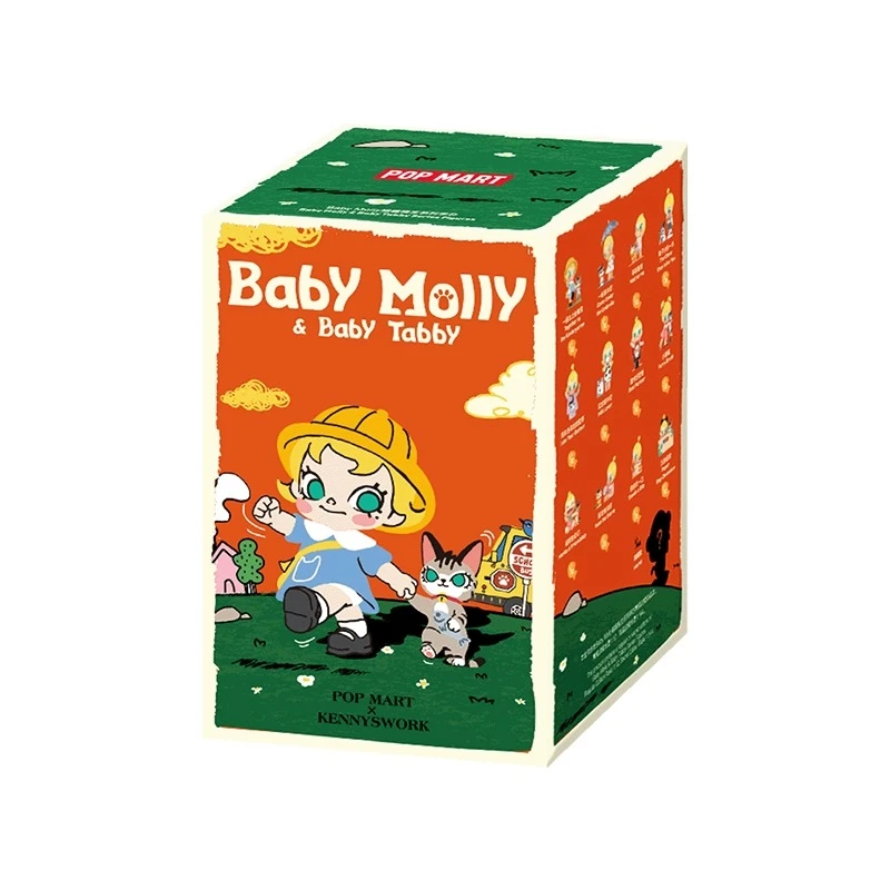POPMART泡泡玛特Baby Molly喵趣横生系列手办盲盒玩具可爱摆件