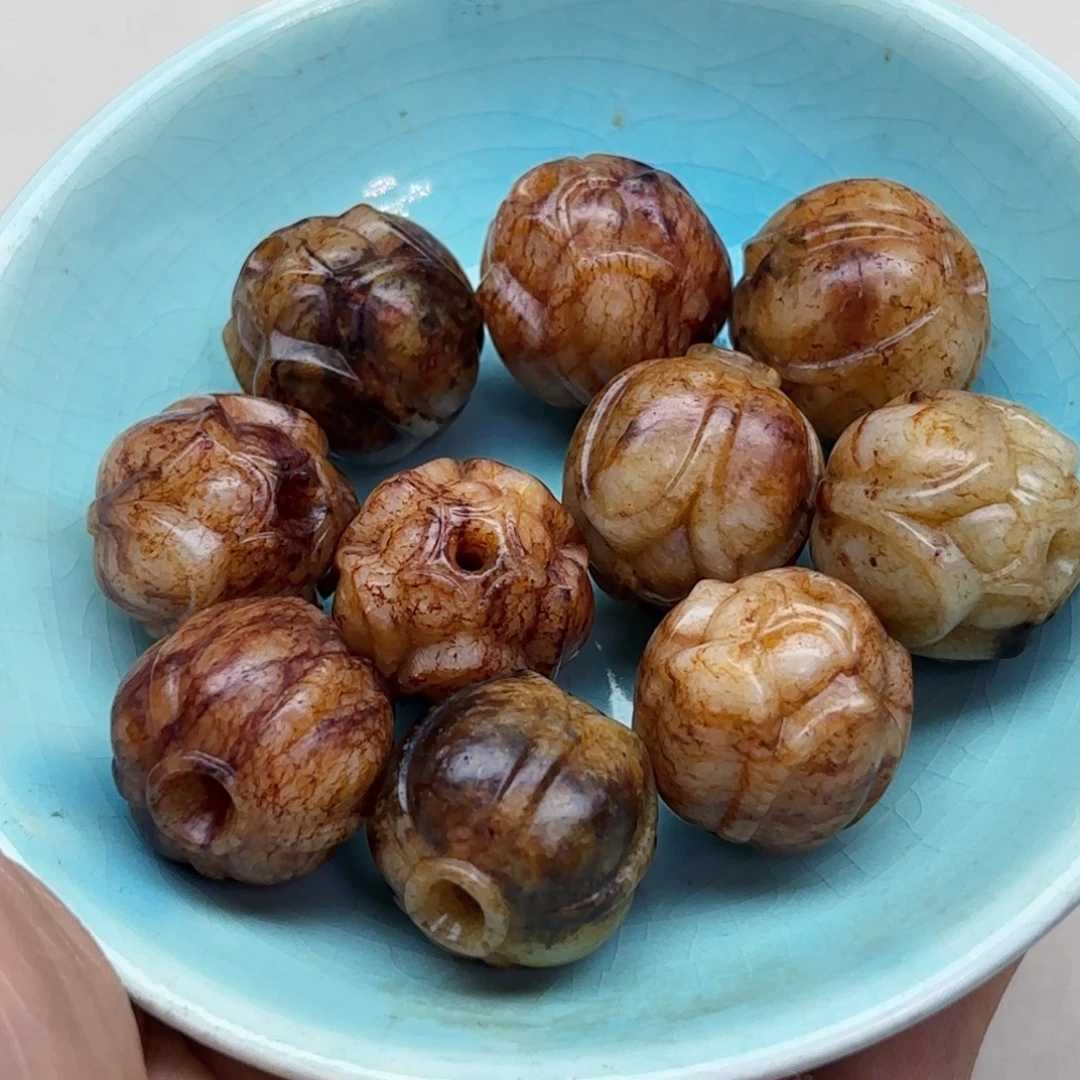 大***羊瓷片瓷片灰皮玉器饰品