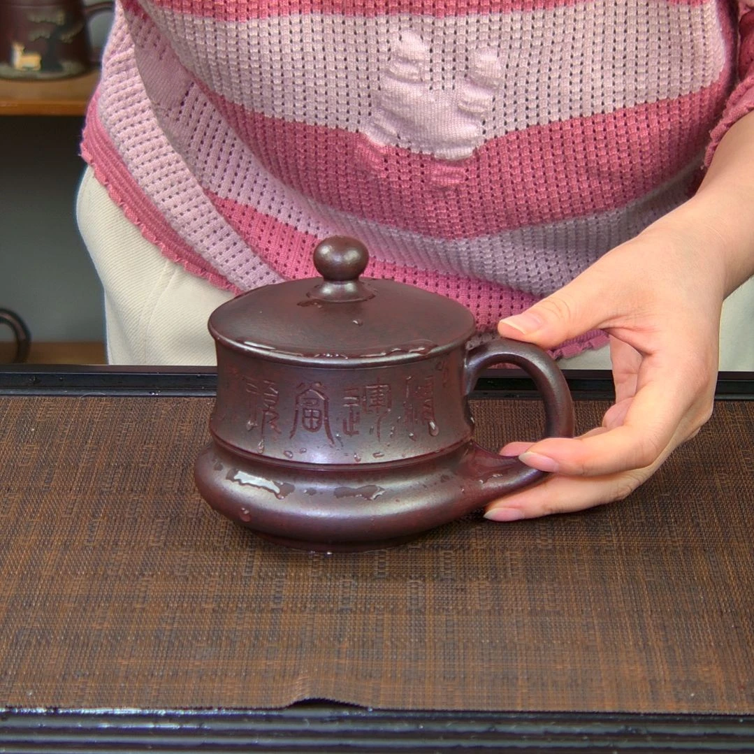 茶杯紫砂高货放漏