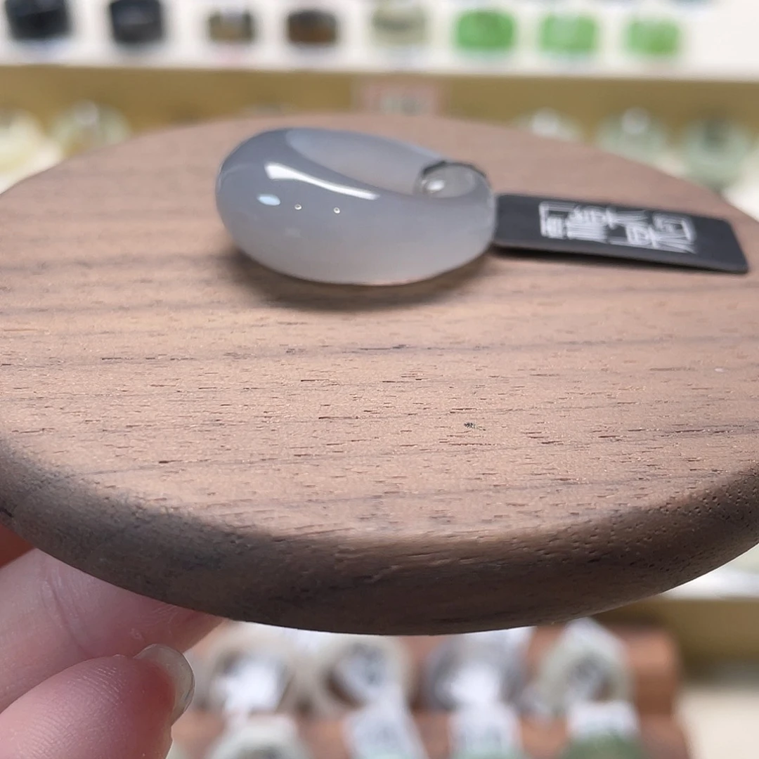 和田玉戒指未镶嵌6-17.4冰紫