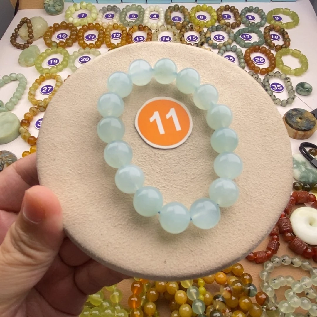 蛇纹石玉未镶嵌手串