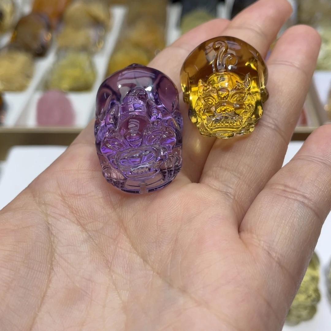 未镶嵌颈饰水晶墩*定制