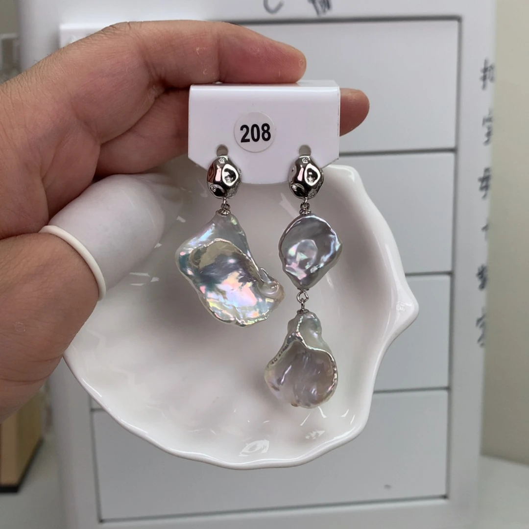 无非金属巴洛克花瓣➕S925银镶