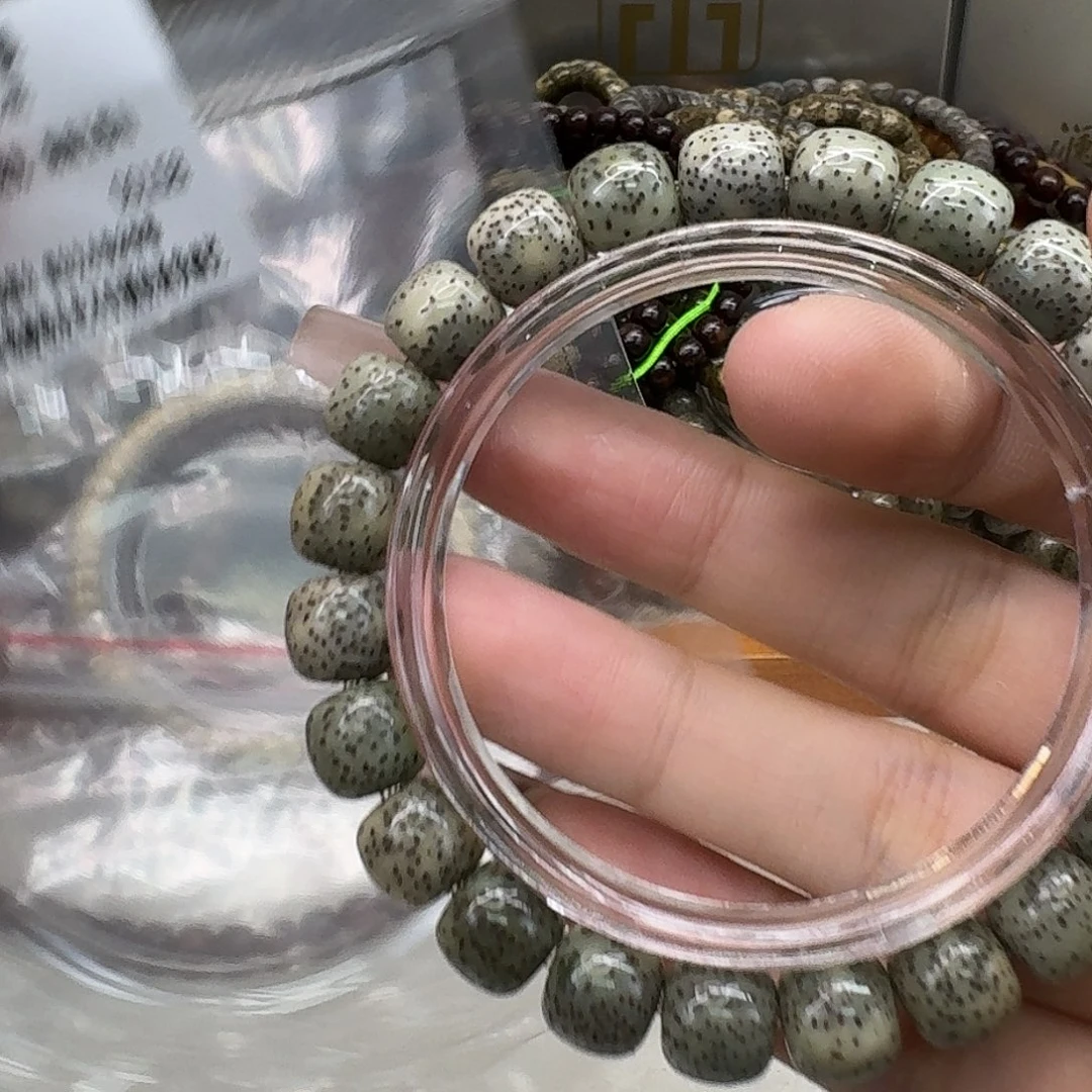 星月菩提手串6入门糯冰奶奶灰10 9