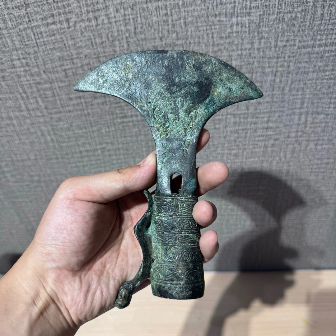 复古古代兵器仿古青铜器摆件,纯铜制品长18厘米
