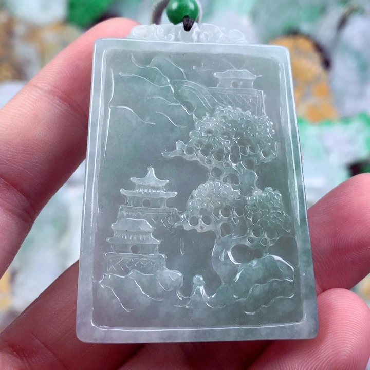 吊坠(不含链)未镶嵌翡翠