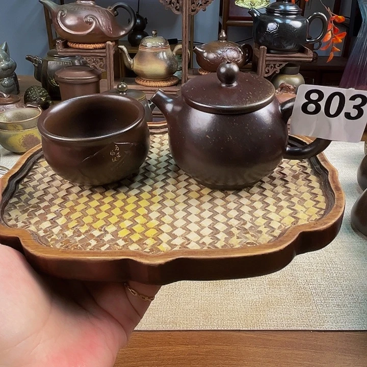 柴烧壶泡茶香柴燒壺泡茶