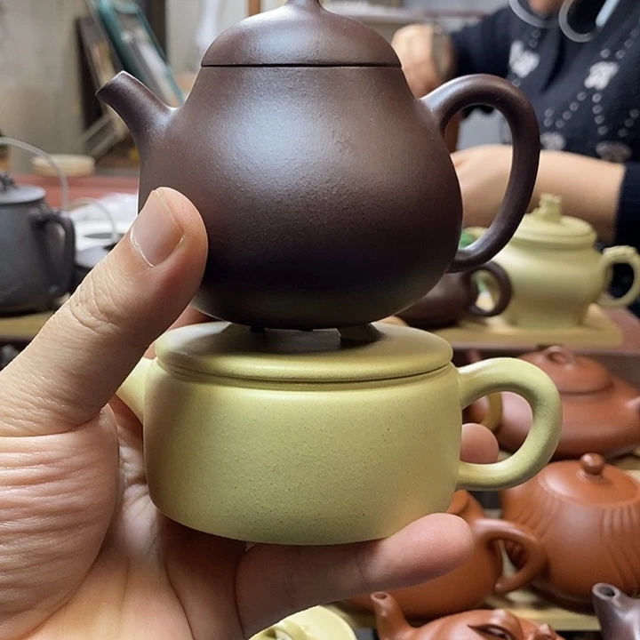 紫砂茶壶汉瓦壶 微瑕茄瓜壶