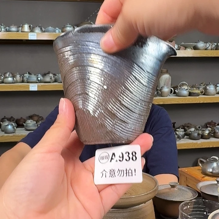 坭兴陶柴烧全手工原矿泥料杯