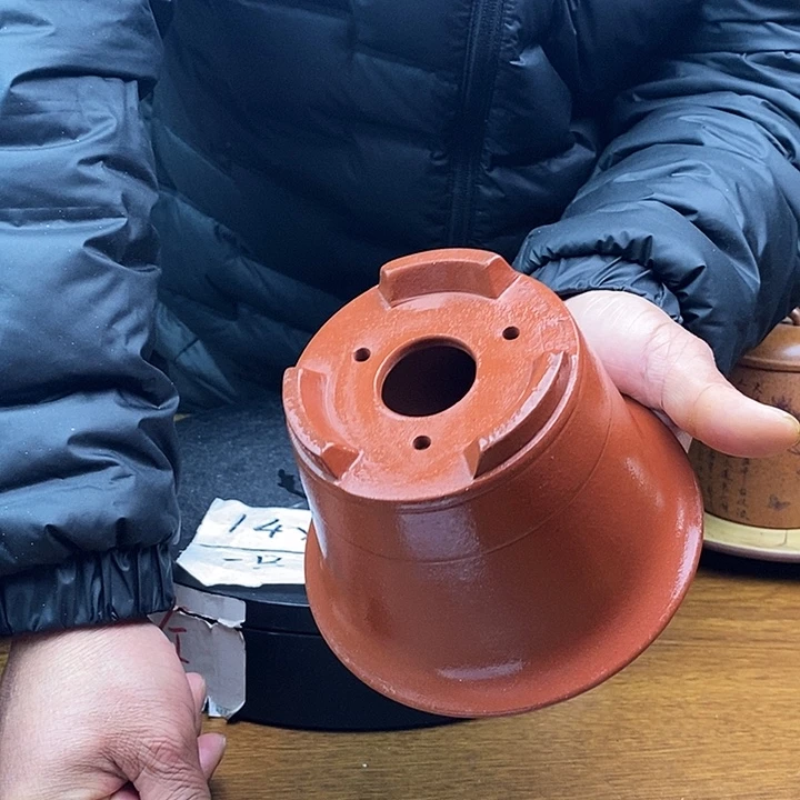 紫砂花盆货号一只JN78