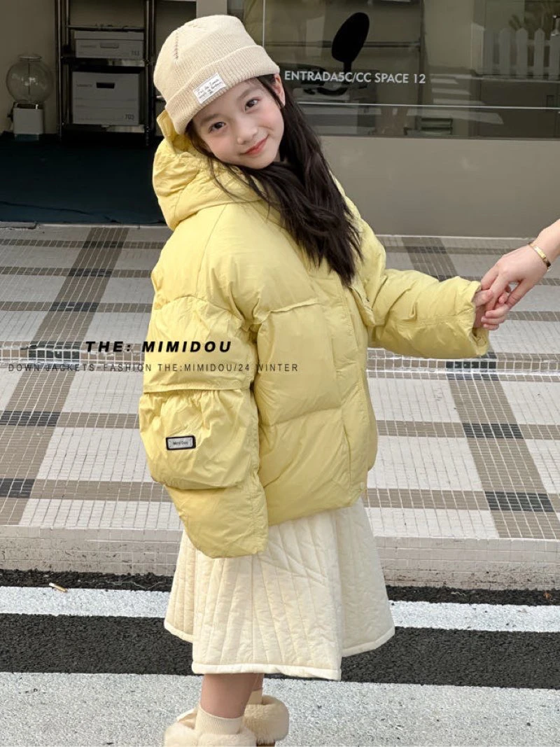 冬季儿童羽绒服短款中大童保暖外套