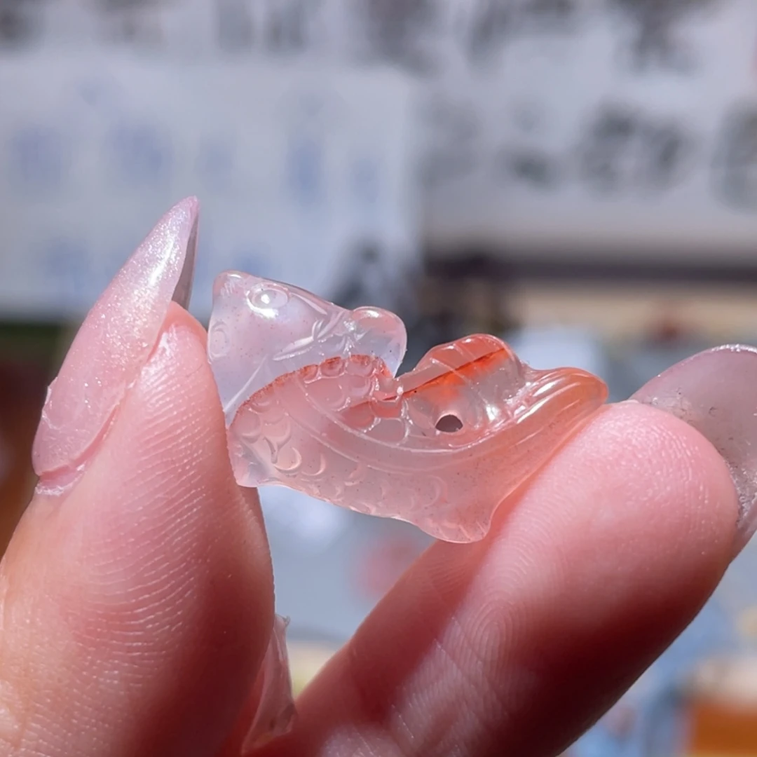 南红玛瑙未镶嵌挂件6102
