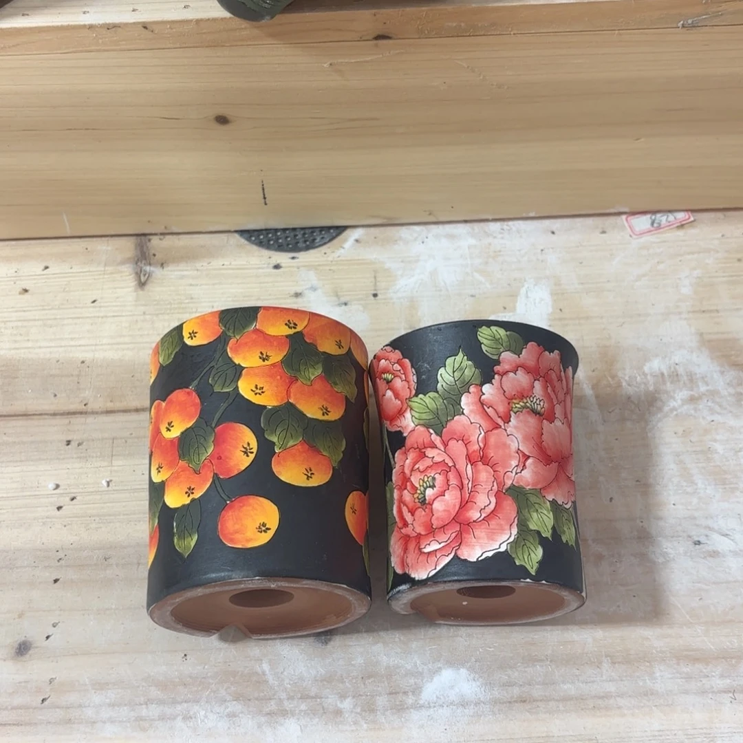 景德镇手绘花盆陶瓷8/10