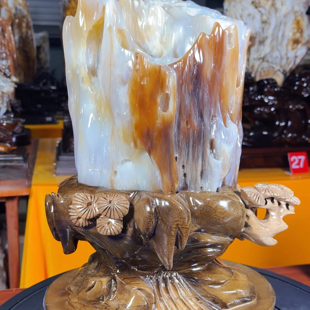 硅化玉未镶嵌珠宝奇石