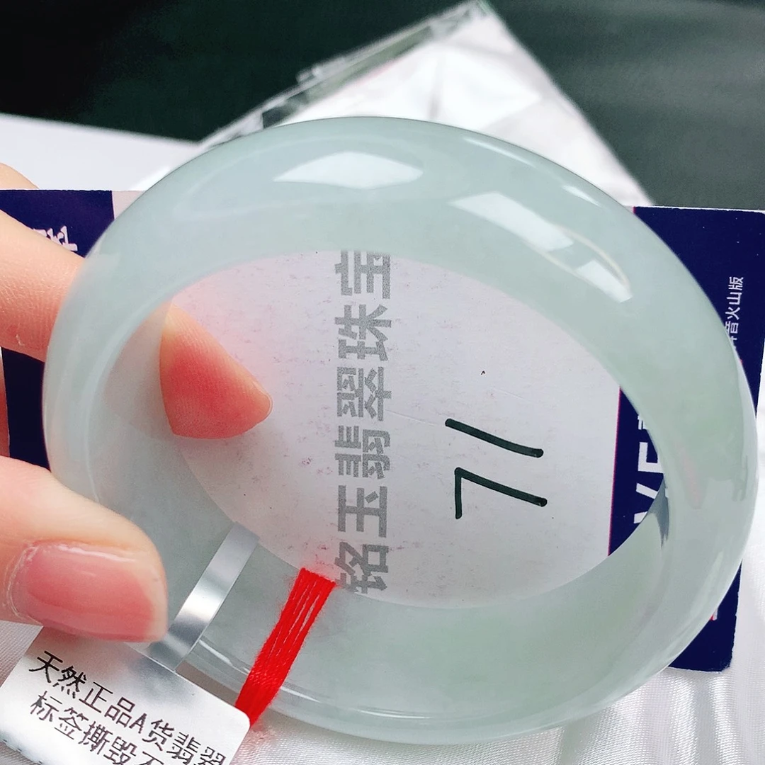 翡翠未镶嵌手镯缅甸天然a货翡翠手镯