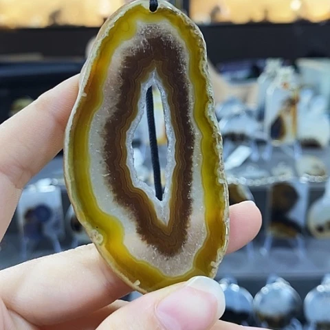 玛瑙/玉髓未镶嵌颈饰