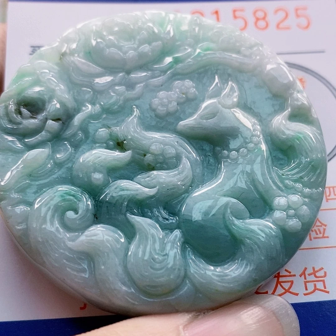 吊坠(不含链)未镶嵌翡翠