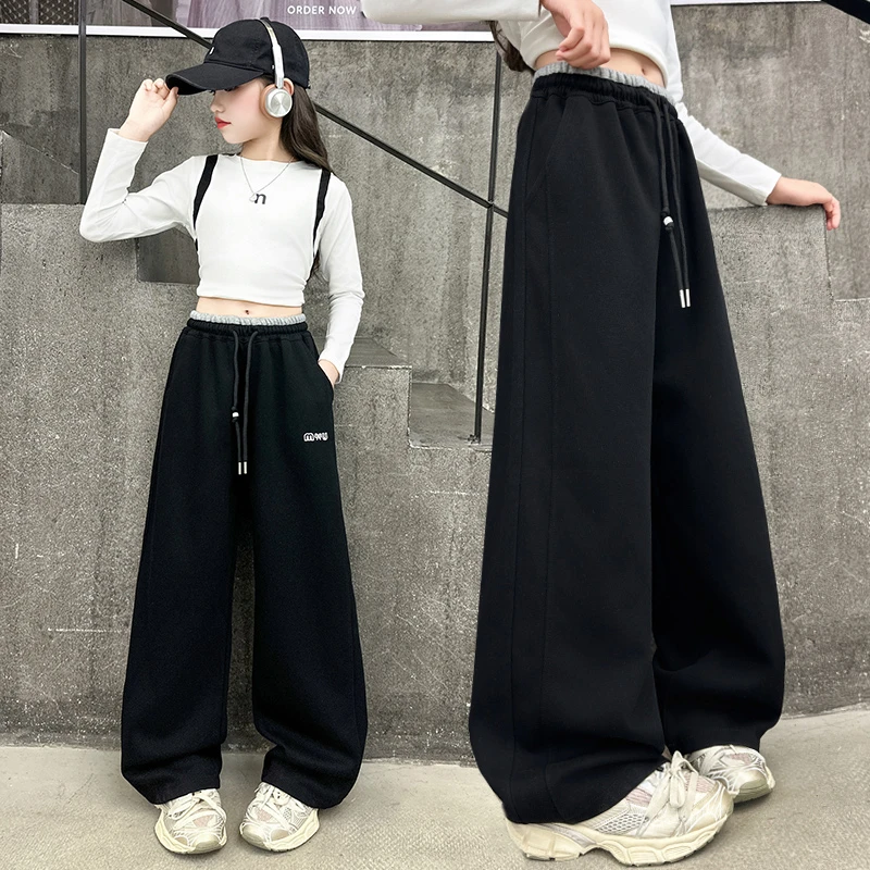 女童休闲春秋长裤秋季休闲裤显瘦宽松休闲裤小女孩中大童休闲长裤