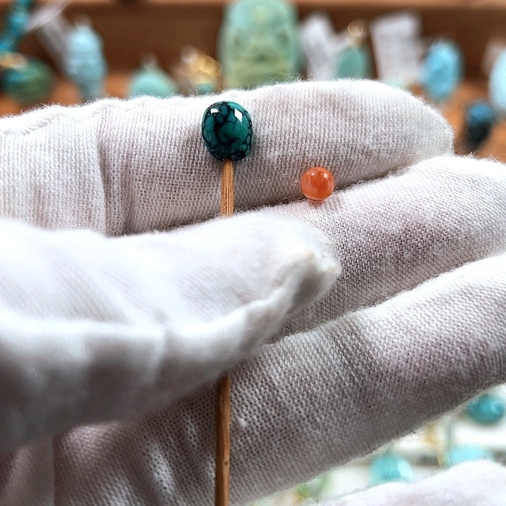 南红玛瑙未镶嵌颈饰乌兰花糖豆