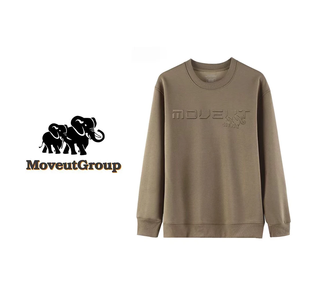 象长袖立体印花高端卫衣160