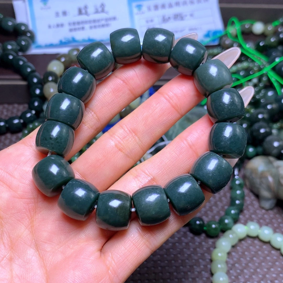 未镶嵌手串和田玉卡15