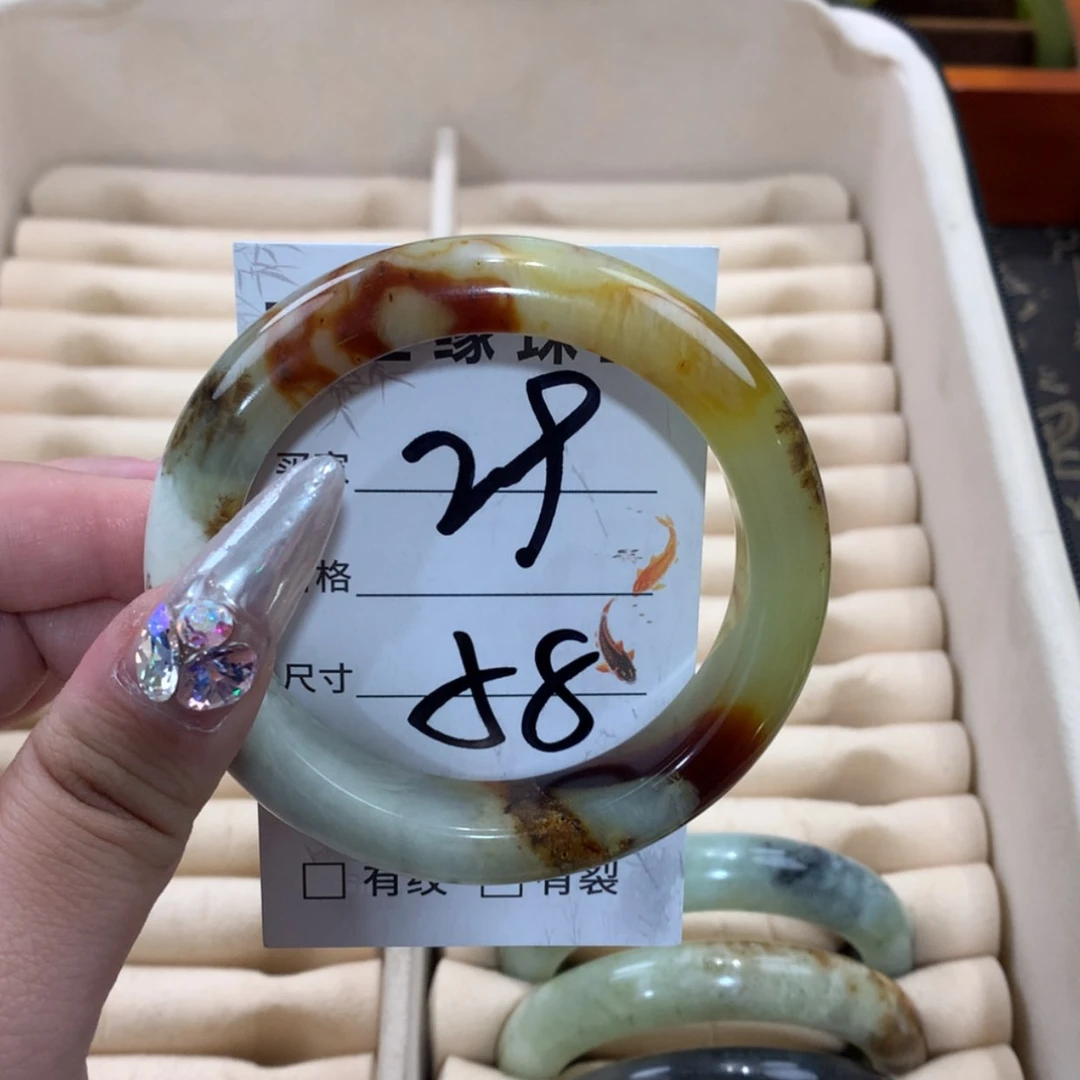 【闪购商品】未镶嵌蛇纹石玉手镯
