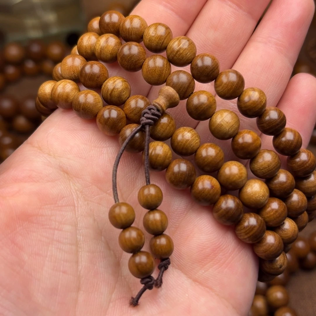 檀香木老山檀8*108颗长串