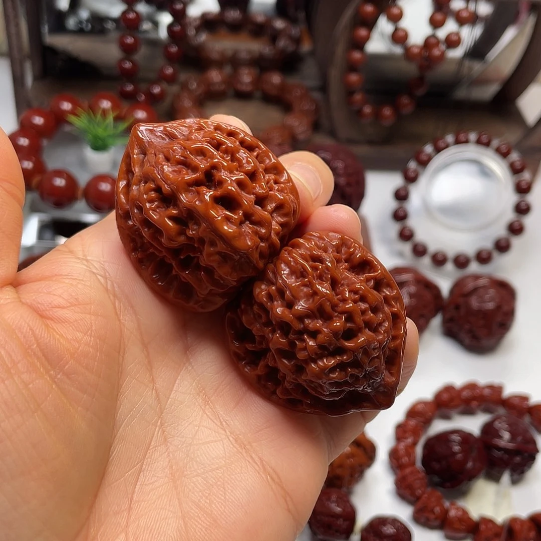 核桃麒麟纹管帽尺寸41