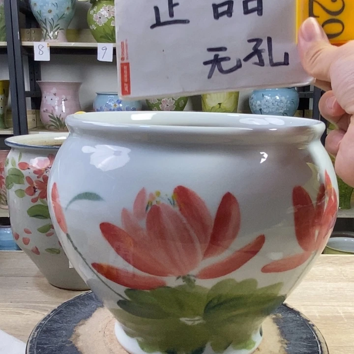 景德镇高温陶瓷花盆