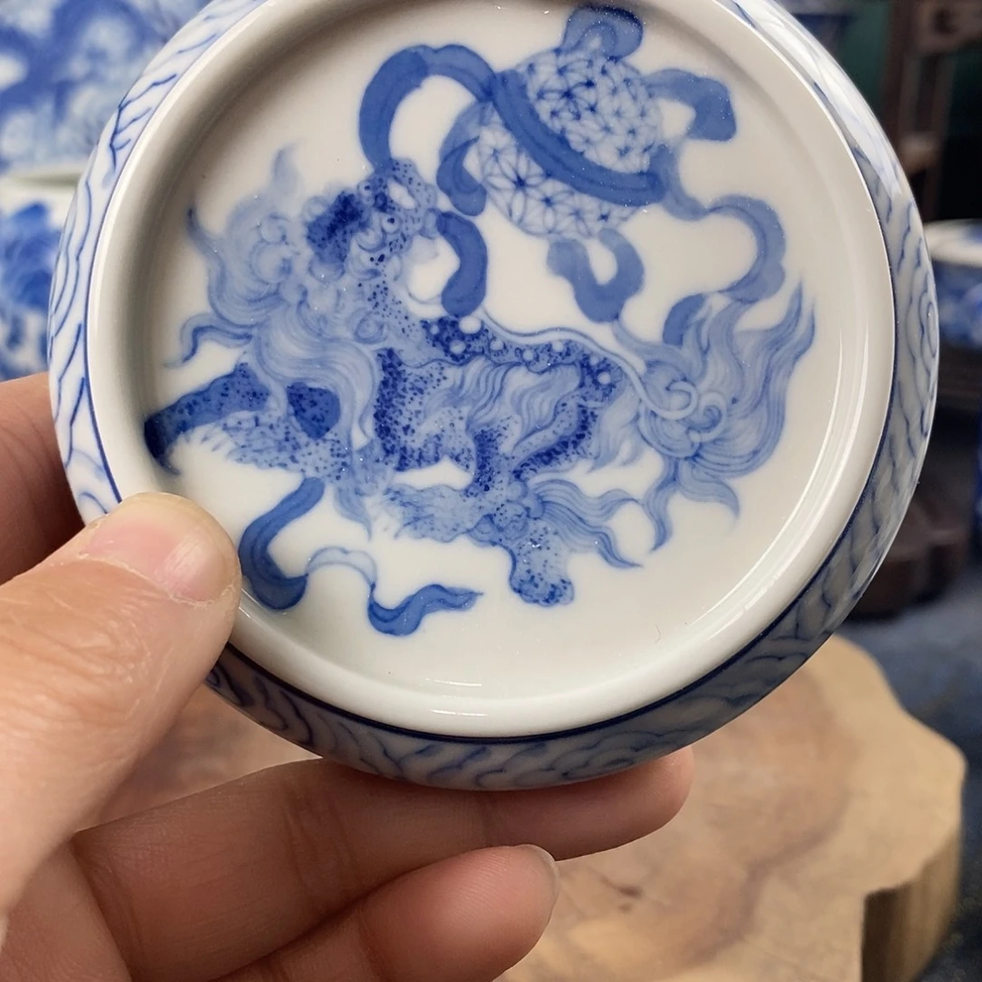 瓷片景德镇手绘青花茶器92