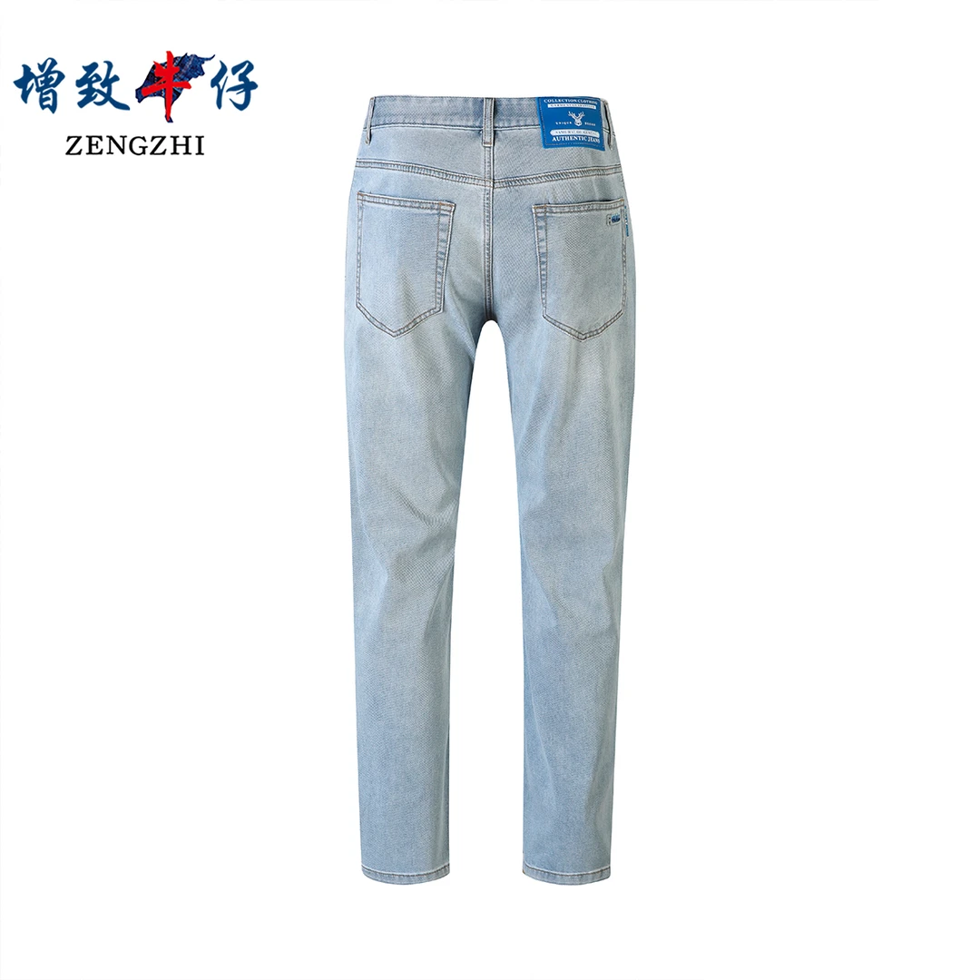 ZENGZHI/增致牛仔【早秋新款】时尚欧货修身小直筒男士牛仔裤Z5276