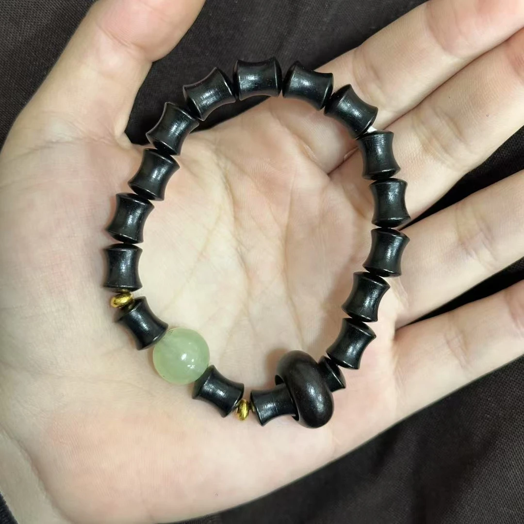 黑檀佛珠卡8竹节男女款手串 050